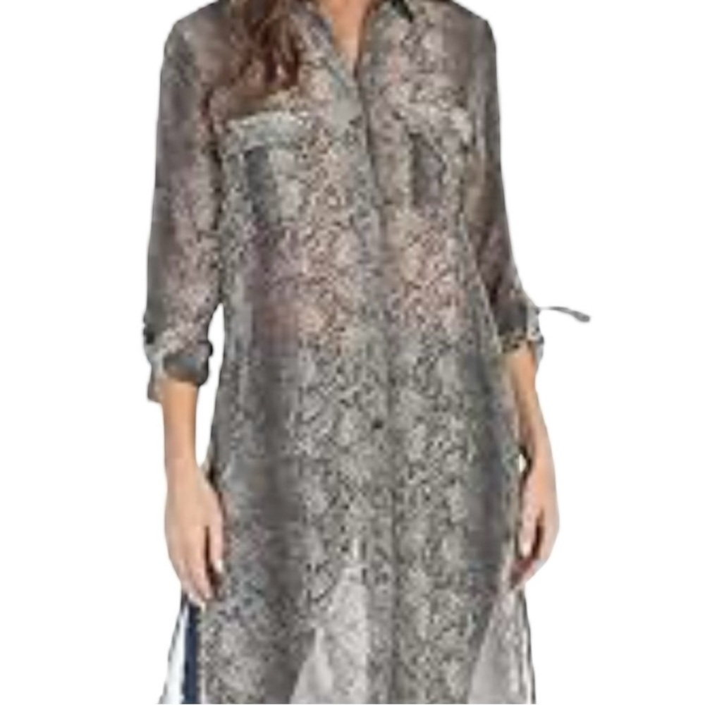 NWOT HAUTE PROJECT Animal Print Tunic Top Size Xl